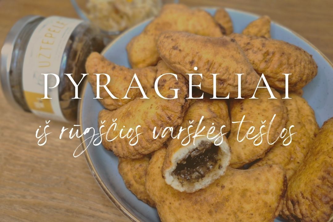 Dzūkų krautuvėlė _ šventiniai pyragėliai _ varškės pyragėliai su grybų ir kopūstų įdaru _ Kalėdos _ Kūčios _ maisto prekės _ varškė _ grybai (2)