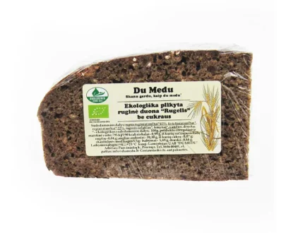 Ruginė duona „Rugelis“, be cukraus