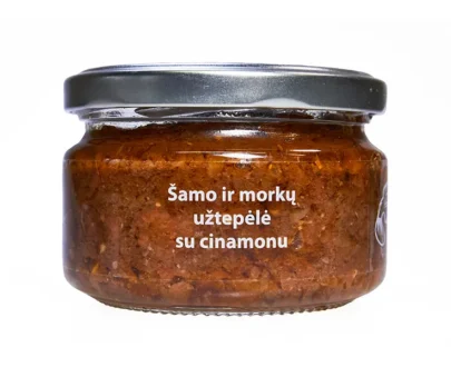 Šamo ir morkų užtepėlė su cinamonu