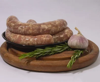 Šviežios „Kaimiškos“ kiaulienos dešrelės (storos)
