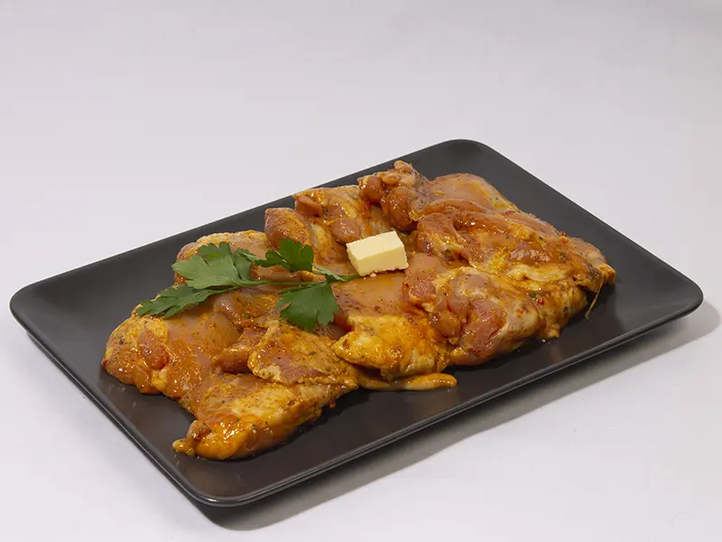 Vištienos šlaunelių mėsa sviestiniame marinate