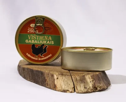 Vištienos konservai, gabaliukais